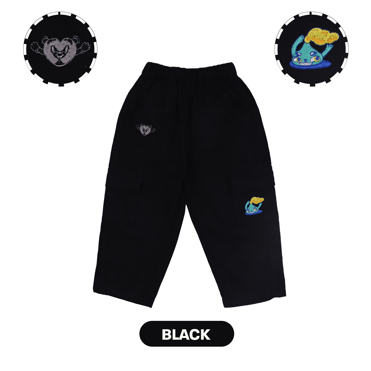 Mooi X Muklay Celana Panjang Cargo Anak Jeno Long Cargo Pants Kids