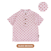 Mooi Atasan Batik Kemeja Anak Laki-Laki Kanaka Batik Shirt