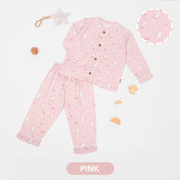 Mooi x Big Bear & Bird Piyama Panjang Anak Baju Tidur Anak Long Pajamas Kids