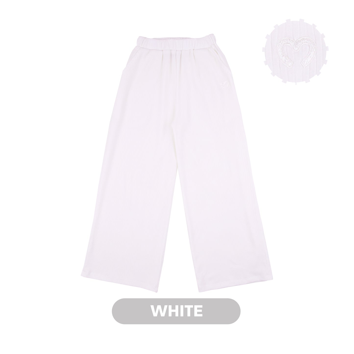 Mooi Celana Panjang Anak Perempuan Comfy Rib Long Wide Pants