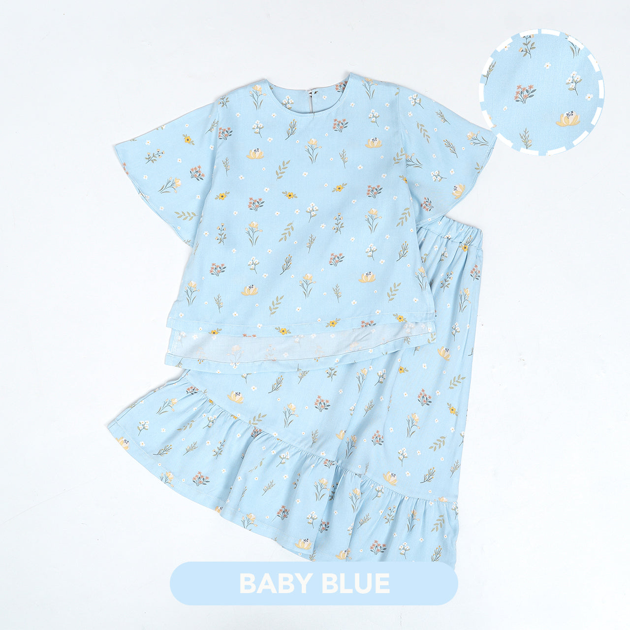 Mooi Setelan Anak Perempuan Rasha Tunik Set