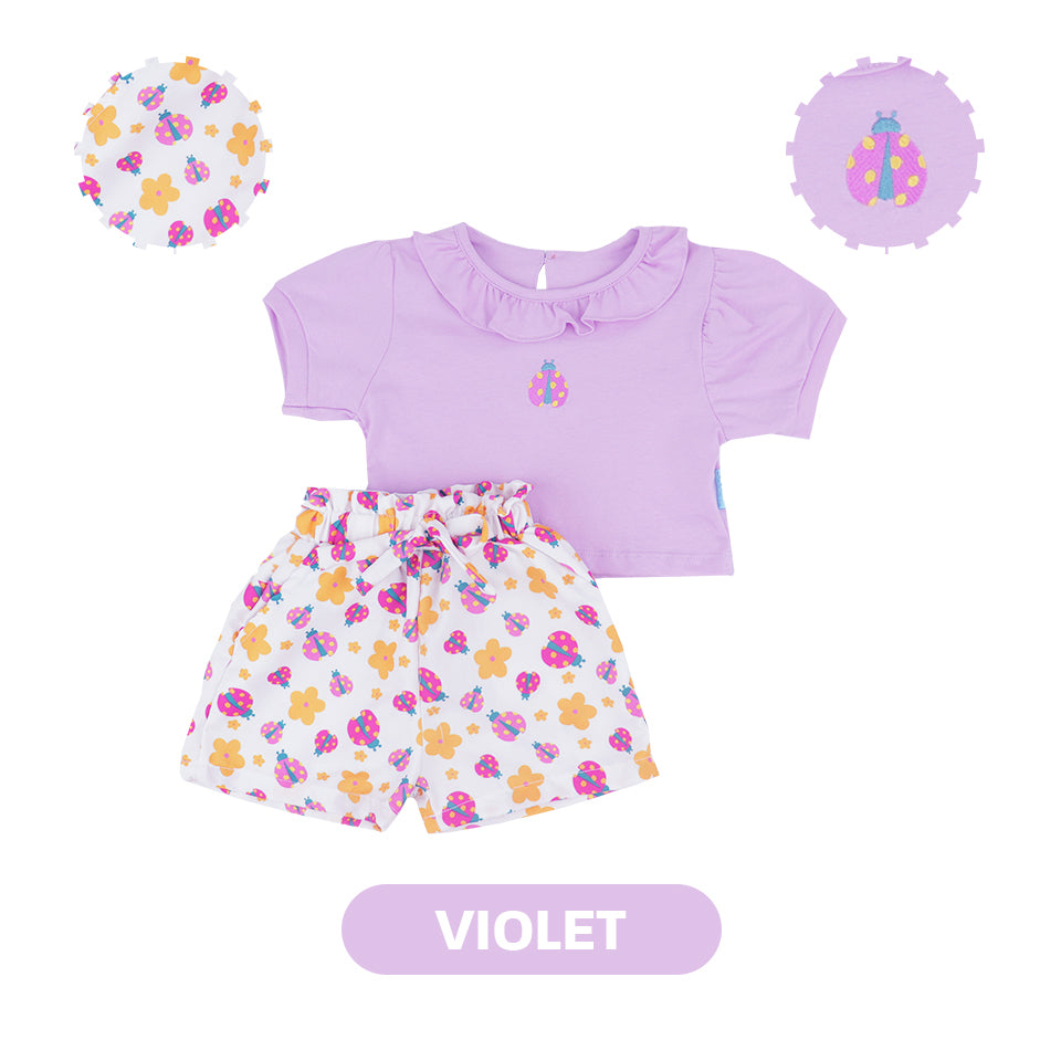 Mooi X Dinda Puspitasari Setelan Anak Perempuan Clarisse Set