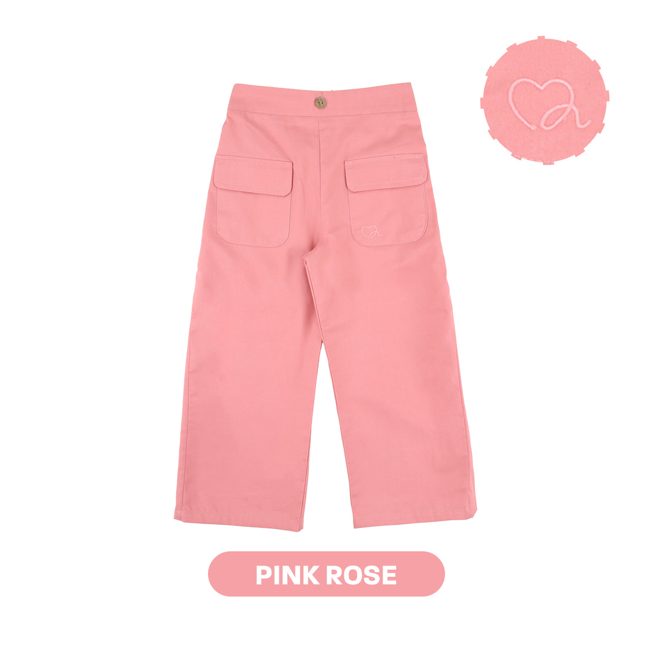 Mooi Celana Panjang Anak Perempuan Classic Girl Pocket Pants