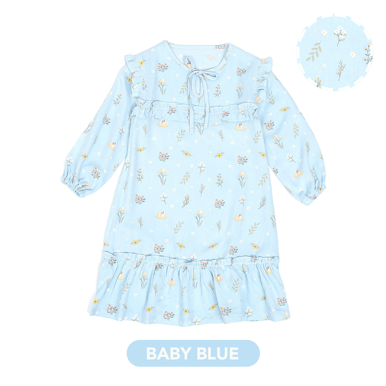Mooi Dress Anak Perempuan Naya Ruffle Dress