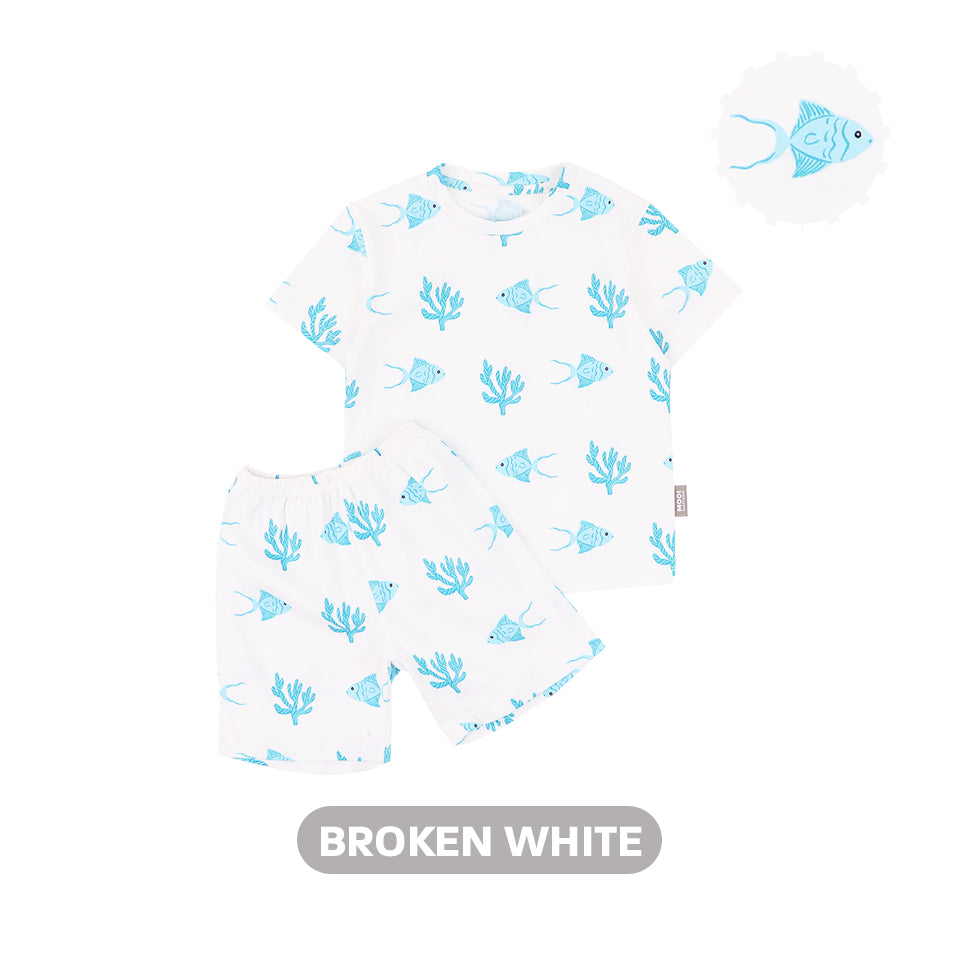 Mooi X Dinda Puspitasari Setelan Anak Laki-Laki Riyu Set