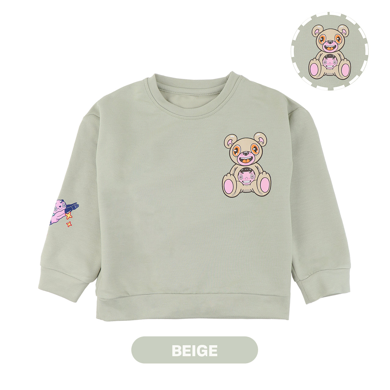 Mooi X Muklay Sweater Anak Unisex Sweater Basic Kids