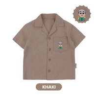 Mooi x Nussa Kemeja Anak Laki-Laki Nussa Pocket Shirt