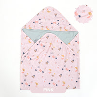 Mooi Hooded Cotton Blanket Selimut Topi Bayi