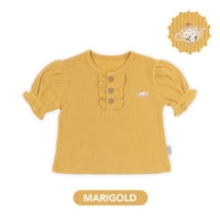 Mooi Atasan Anak Perempuan Jenna Rib Top