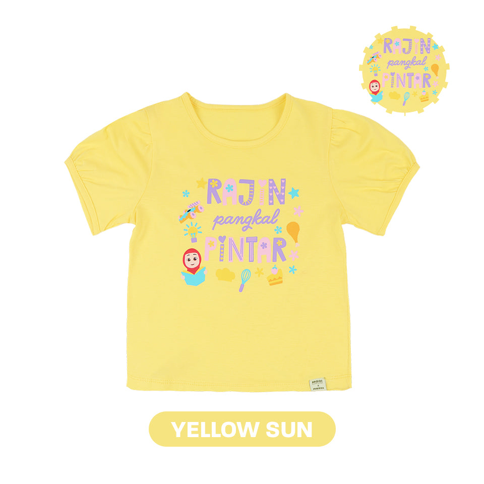 Mooi x Nussa Kaos Anak Perempuan Rarra Tshirt Graphic