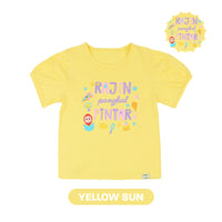 Mooi x Nussa Kaos Anak Perempuan Rarra Tshirt Graphic