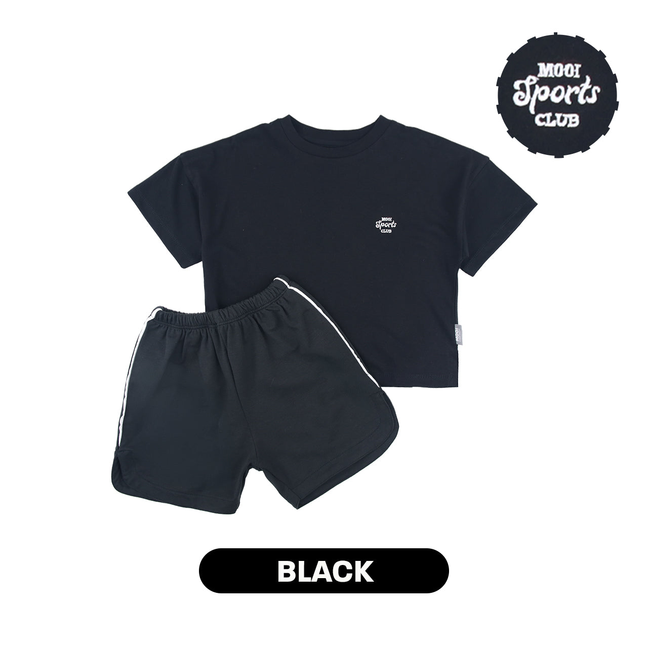 Mooi Setelan Anak Kaos Anak Courtside Basic Set