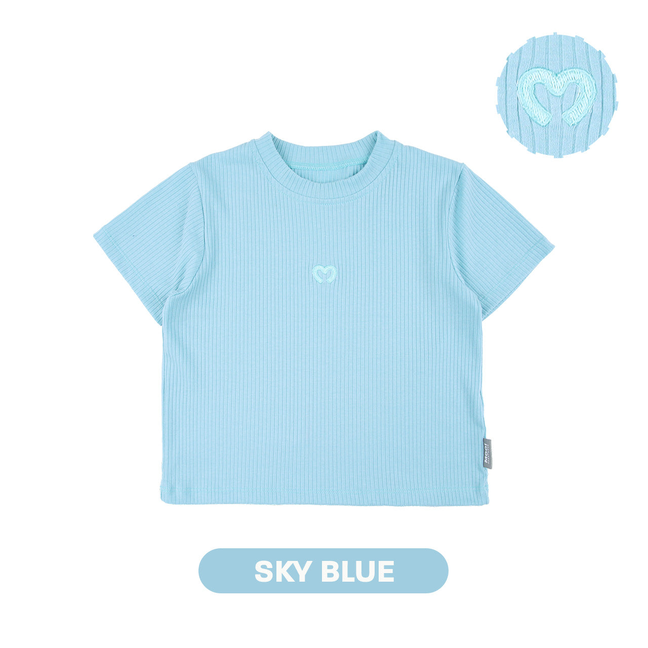 Mooi Atasan Anak Perempuan Comfy Rib Basic Top