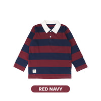 Mooi Kemeja Anak Laki-laki Christmas Collection Jerome Striped Polo Shirt