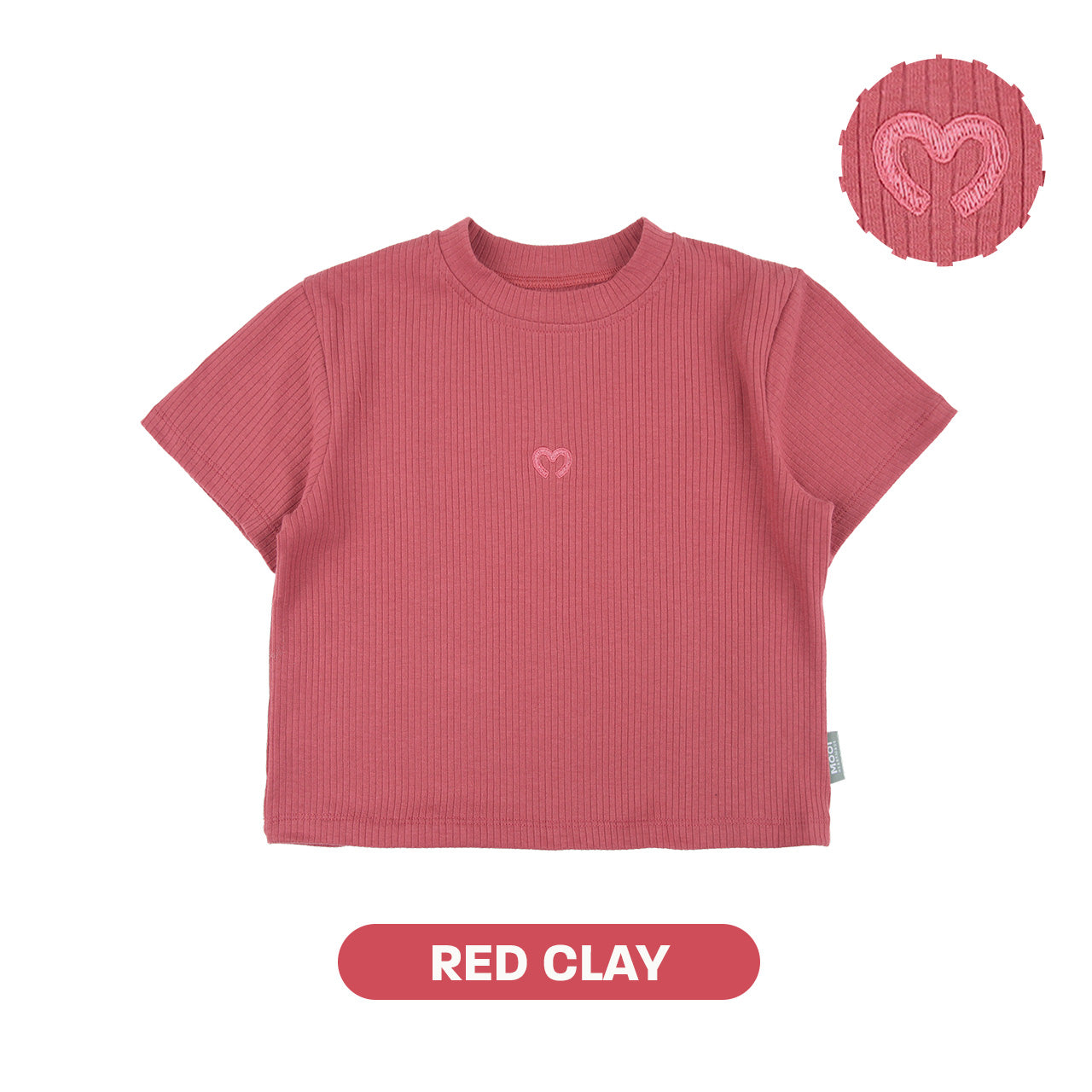 Mooi Atasan Anak Perempuan Comfy Rib Basic Top
