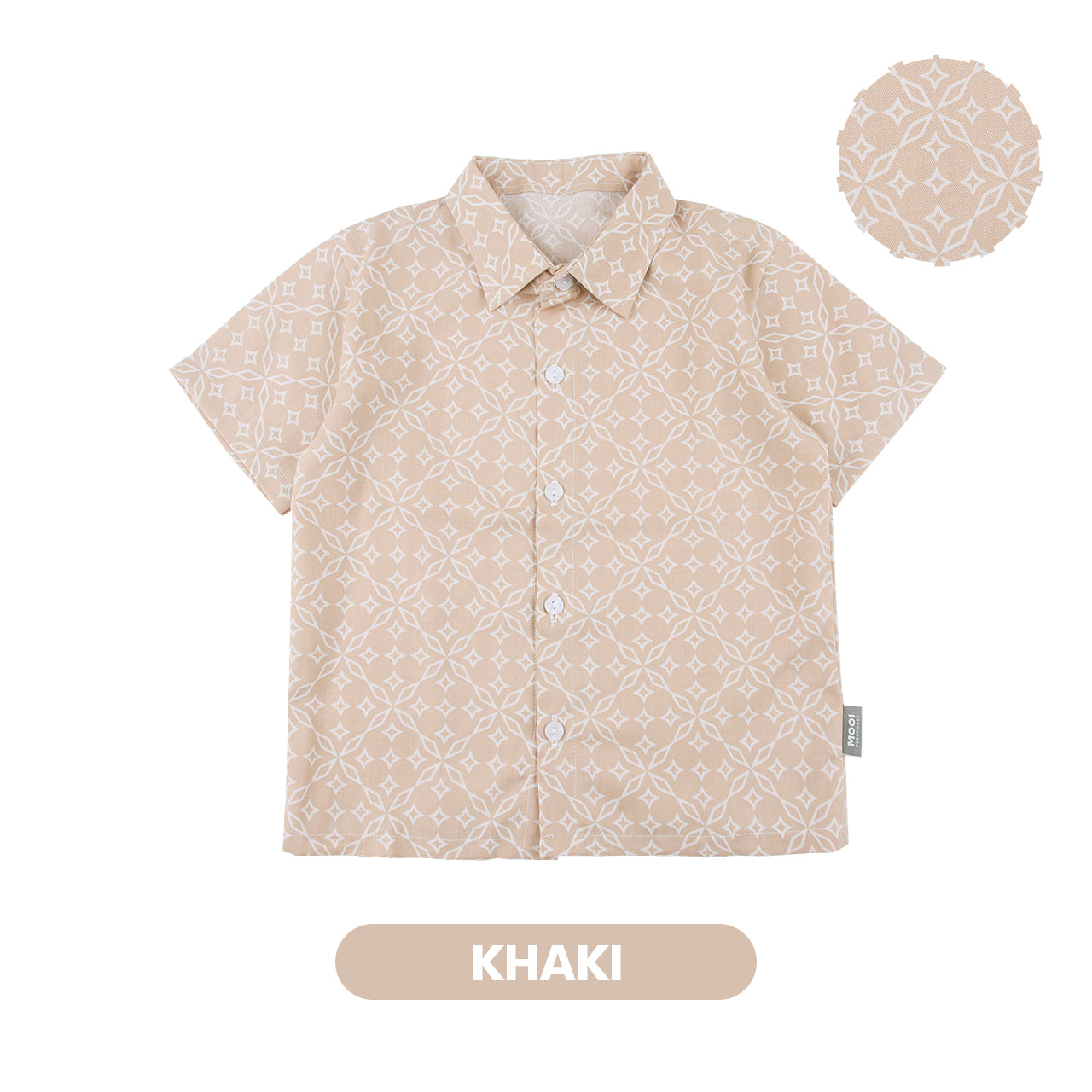 Mooi Atasan Batik Kemeja Anak Laki-Laki Mahagra Batik Shirt