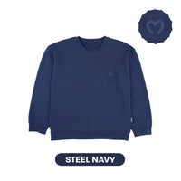 Mooi Comfy Teens Sweater Basic Atasan Lengan Panjang Teens