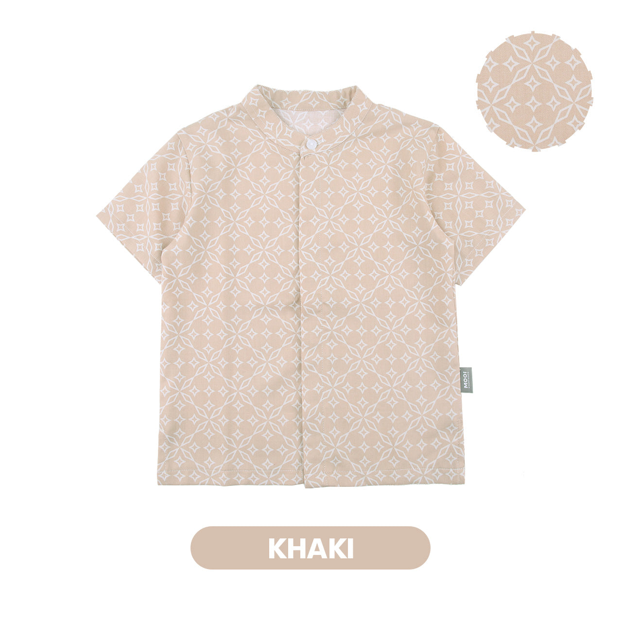 Mooi Atasan Batik Kemeja Anak Laki-Laki Zayyan Batik Shirt