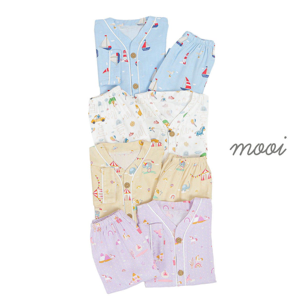 Mooi Piyama Anak Baju Tidur Anak Ceilo Long Pajamas Kids