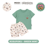 Mooi Artventure x Illustrator Pocket Tee Set Setelan Anak