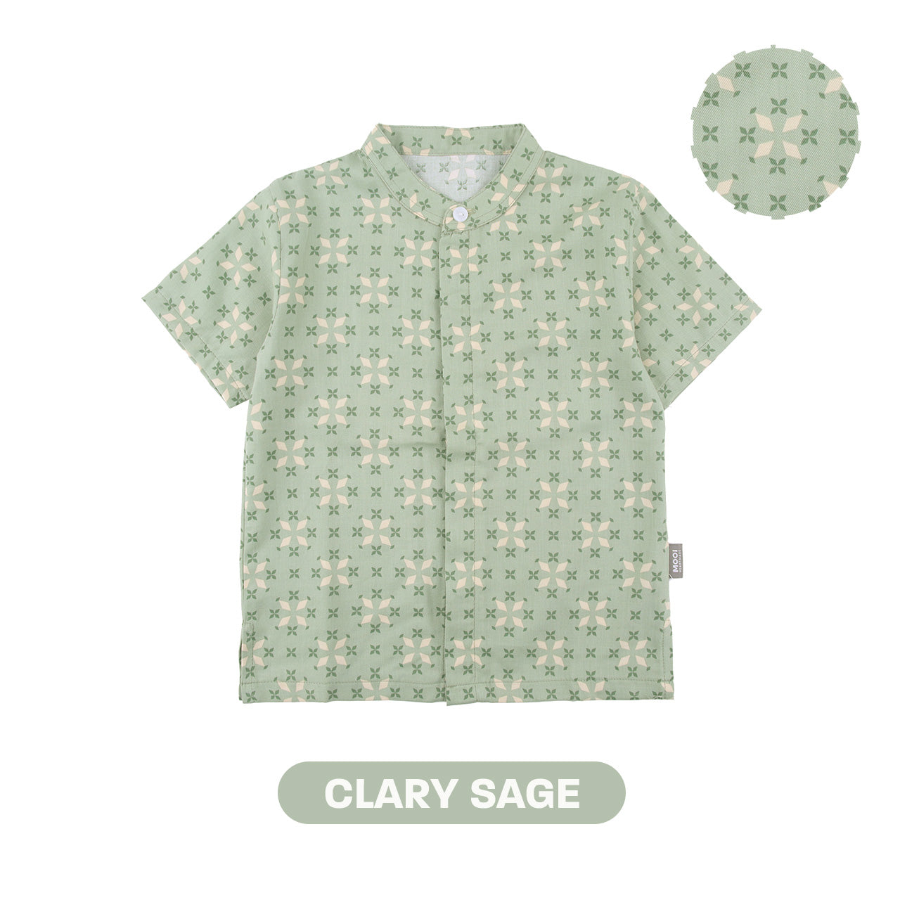 Mooi Atasan Batik Kemeja Anak Laki-Laki Zayyan Batik Shirt