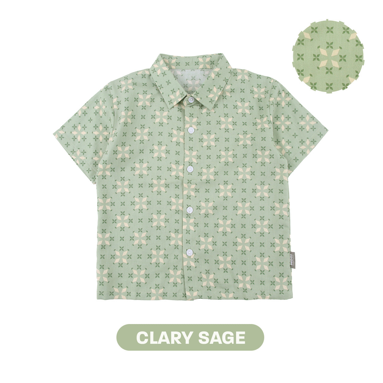 Mooi Atasan Batik Kemeja Anak Laki-Laki Mahagra Batik Shirt