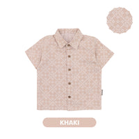 Mooi Atasan Batik Kemeja Anak Laki-Laki Mahagra Batik Shirt