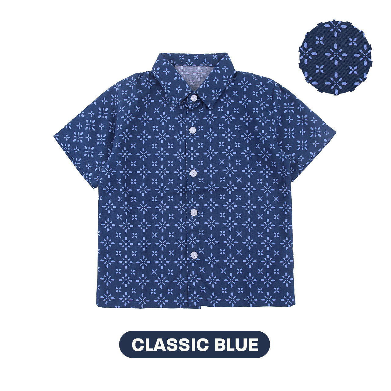Mooi Atasan Batik Kemeja Anak Laki-Laki Mahagra Batik Shirt