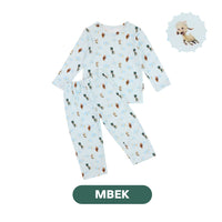 Mooi x Jumbo Setelan Anak Unisex Tencel Long Pajamas Kids