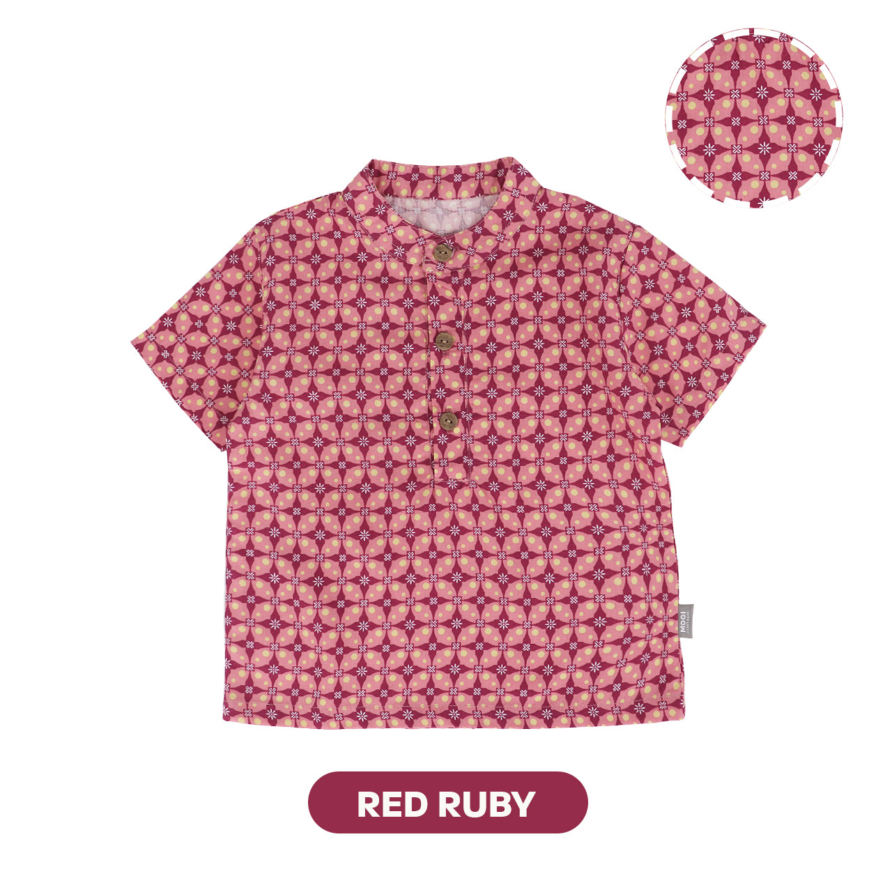 Mooi Atasan Batik Kemeja Anak Laki-Laki Kanaka Batik Shirt
