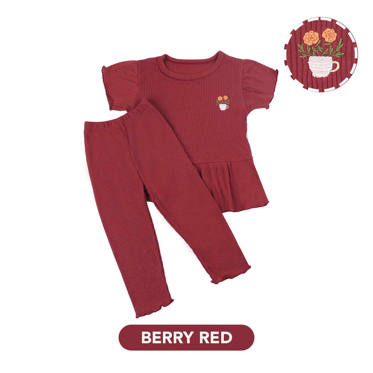 Mooi Setelan Anak Kalia Rib Set