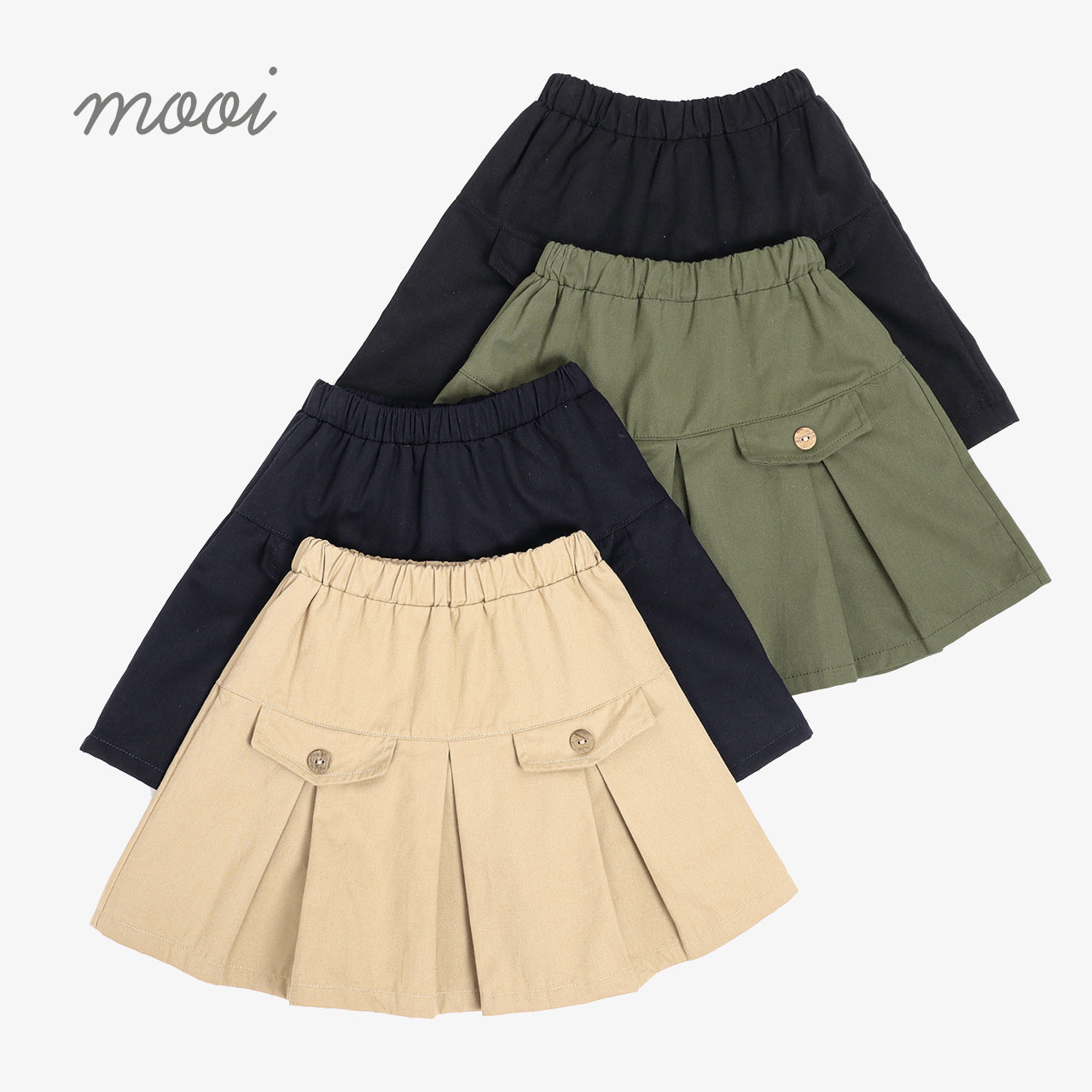 Mooi Rok Anak Perempuan Anya Short Skirt