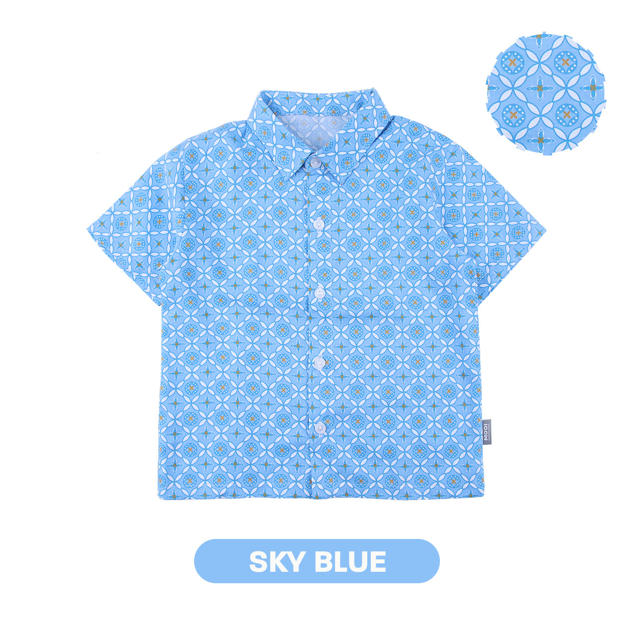 Mooi Atasan Batik Kemeja Anak Laki-Laki Mahagra Batik Shirt