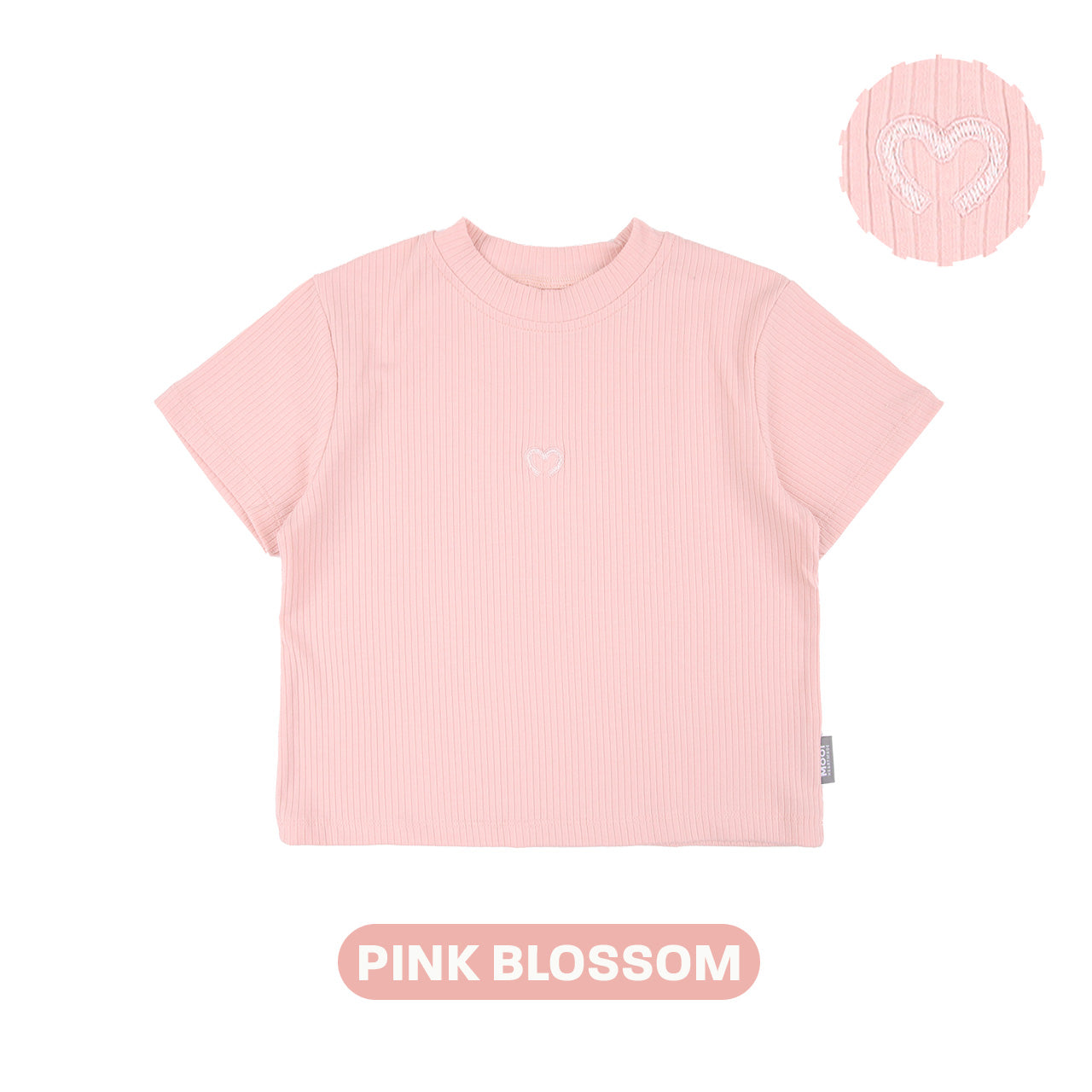 Mooi Atasan Anak Perempuan Comfy Rib Basic Top