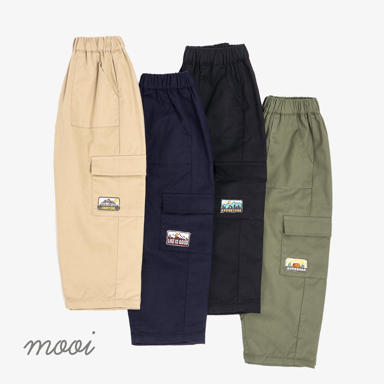 Mooi Celana Panjang Chinos Cargo Anak Dicky Long Cargo Chinos