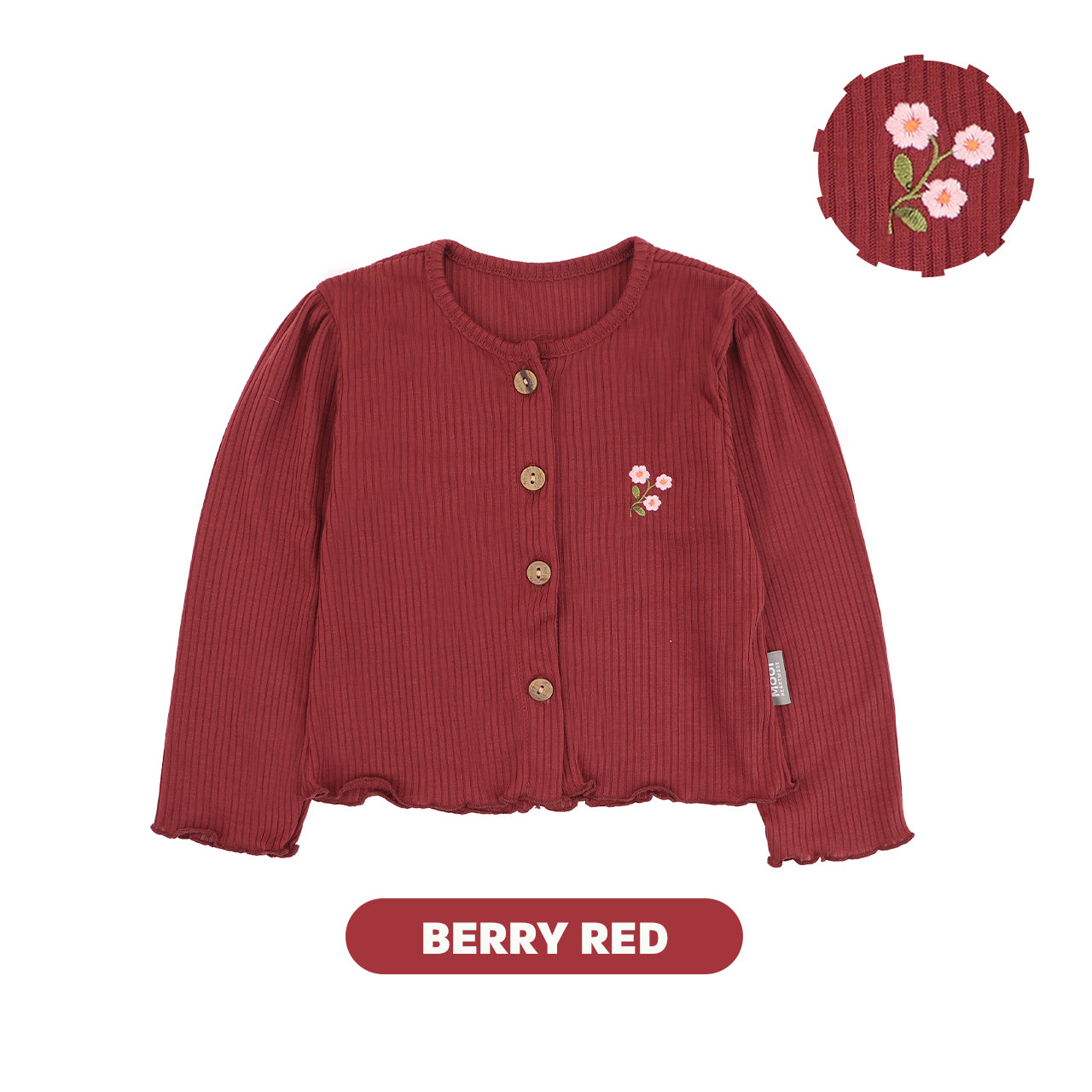 Mooi Cardigan Anak Cherry Cardigan