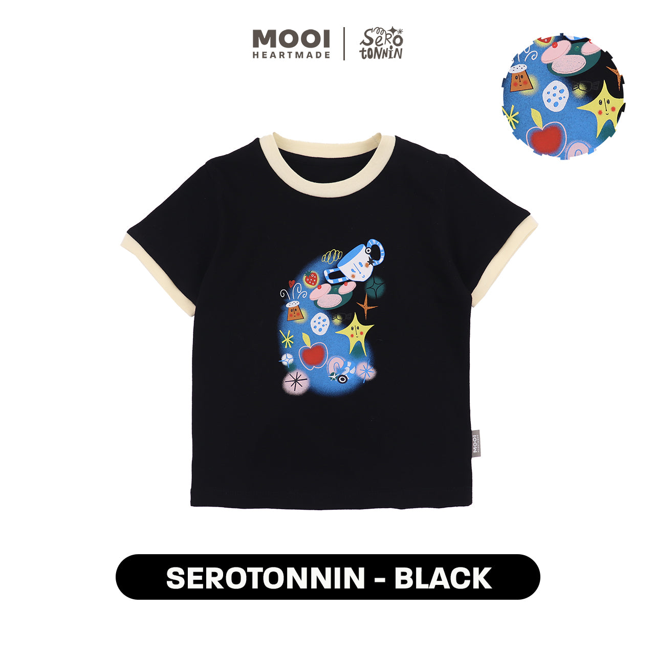 Mooi Artventure x Illustrator Vintage Tshirt Tee Kaos Anak