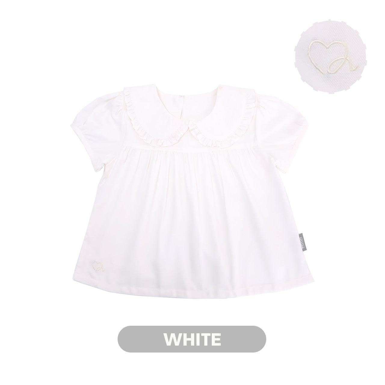 Mooi Atasan Anak Perempuan Eleanor Puff Top