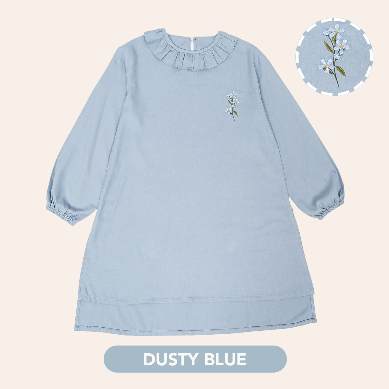 Mooi Tunik Wanita Atasan Wanita Raya Collection Zevva Tunik Adult