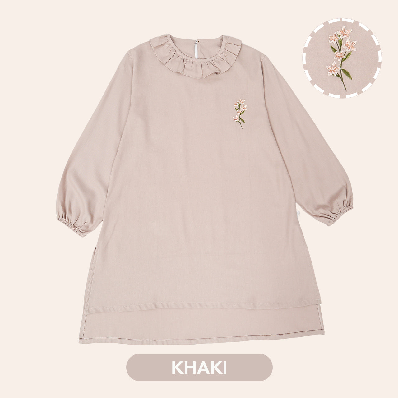 Mooi Tunik Wanita Atasan Wanita Raya Collection Zevva Tunik Adult