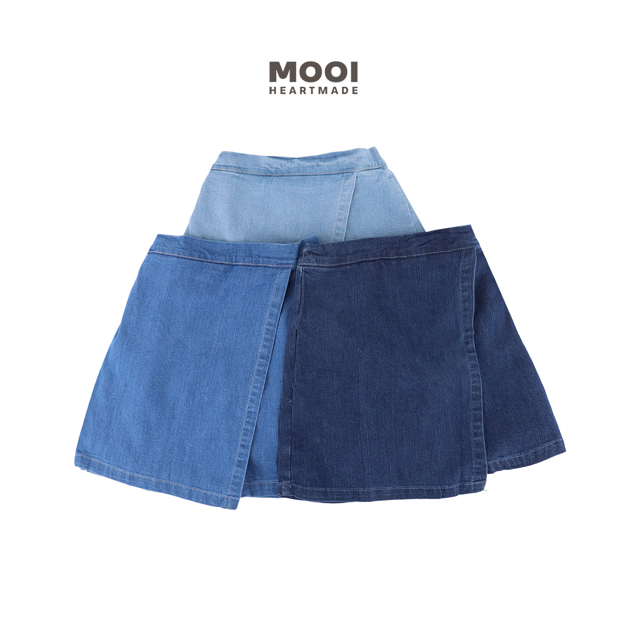 Mooi Rok Celana Skort Jeans Anak Chiara Denim Skort