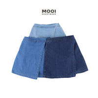 Mooi Rok Celana Skort Jeans Anak Chiara Denim Skort