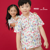 Mooi x Hari Merdeka Kaos Kemerdekaan Kemeja Anak Printed Shirt