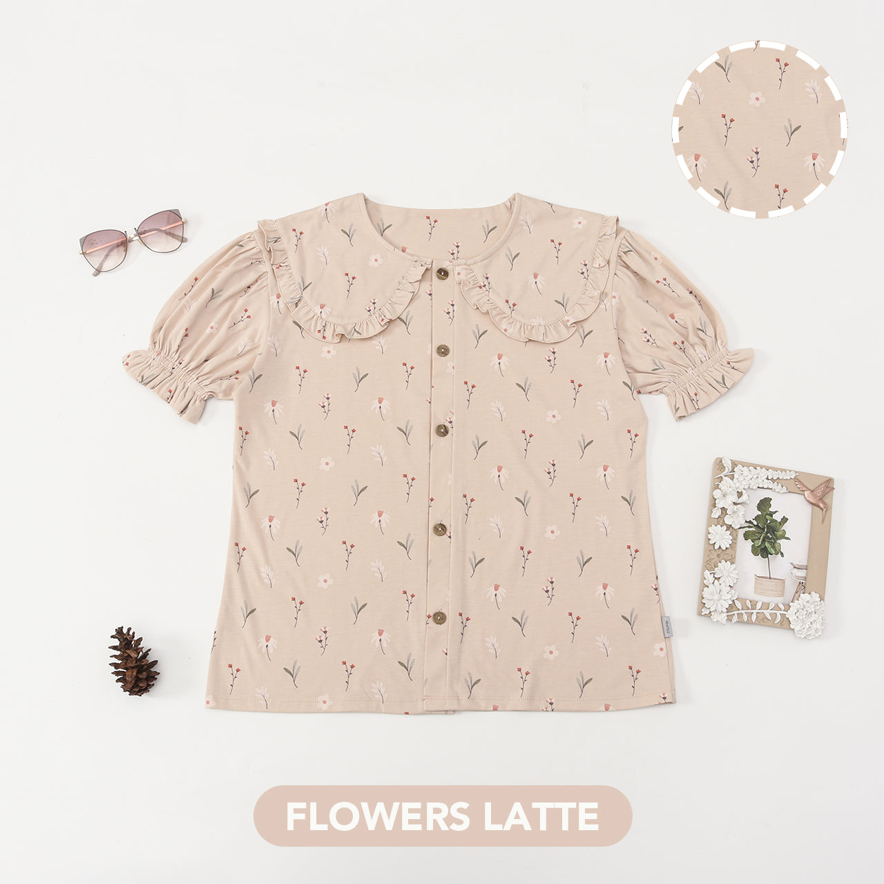 Mooi Atasan Wanita Carissa Top Mom