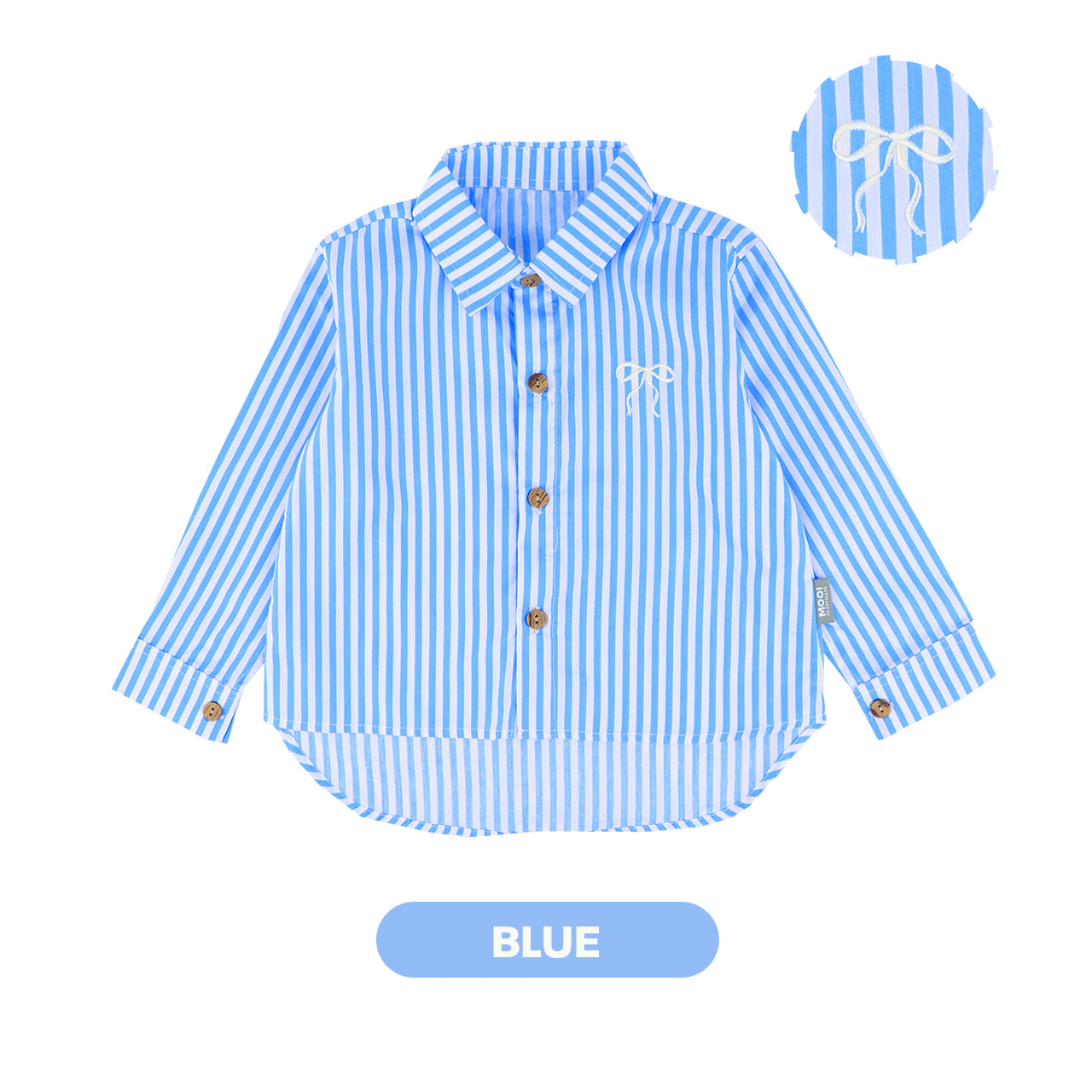 Mooi Kemeja Anak Perempuan Wilona Striped Shirt