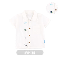 Mooi X Dinda Puspitasari Kemeja Anak Laki-laki Nevan Pocket Shirt