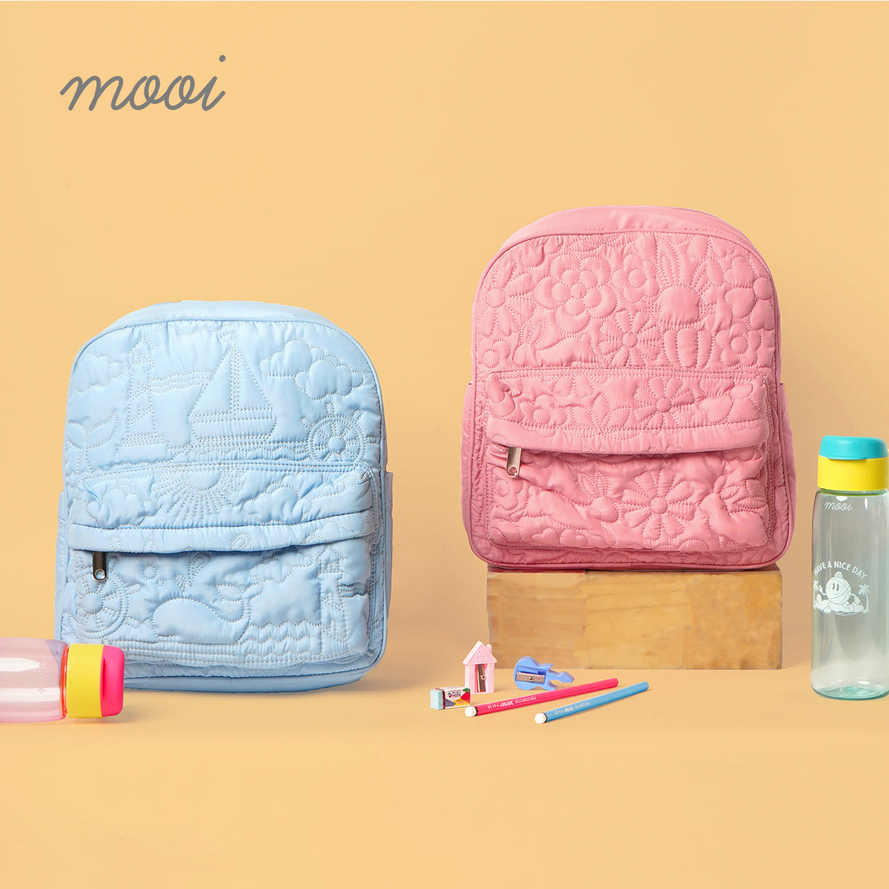 Mooi Tas Ransel Anak Bailey Quilted Backpack