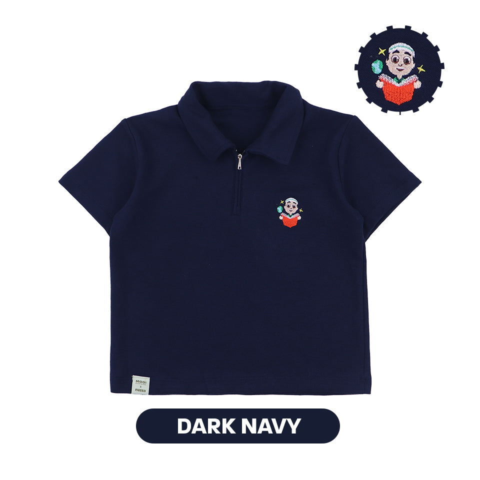 Mooi x Nussa Kemeja Anak Laki-Laki Nussa Polo Shirt