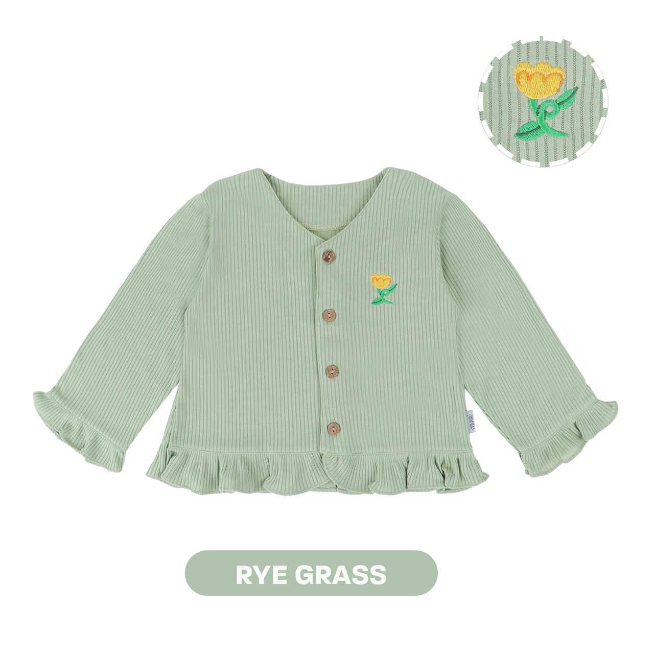 Mooi Cardigan Anak Sunny Rib Cardigan