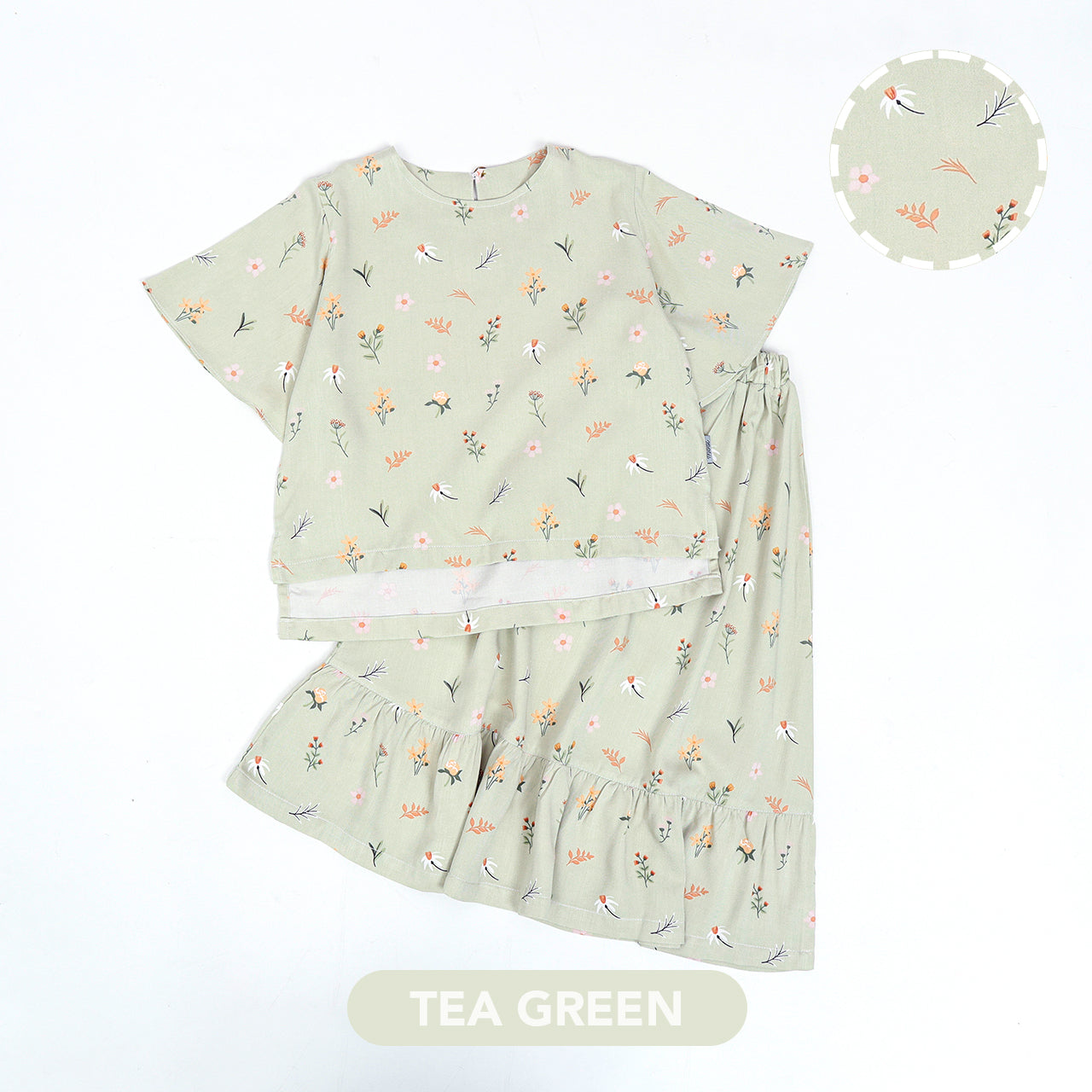 Mooi Setelan Anak Perempuan Rasha Tunik Set